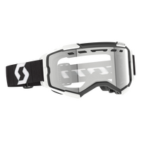 SCOTT FURY ENDURO GOGGLE BLK/WHT CLEAR WRK