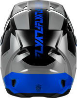 FLY RACING KINETIC CREST HELMET GREY/BLACK/BLUE 2X
