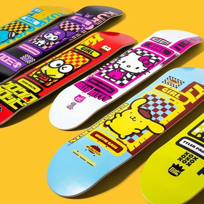 Girl Skateboards x Sanrio Gass Tokyo Speed Deck 8.5" Girl Skateboards