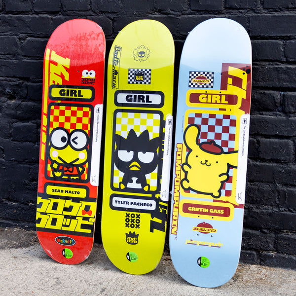 Girl Skateboards x Sanrio Pacheco Tokyo Speed Deck 8.375" Girl Skateboards
