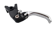 Warp 9 Racing Emoto Folding Brake Lever Silver Anodized (Left)