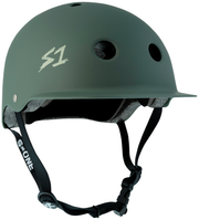 S1 Lifer Brim Helmet - Ambush Green Matte Large