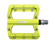 HT AN14A 9/16" Aluminum Nano Platform Pedals - Apple Green