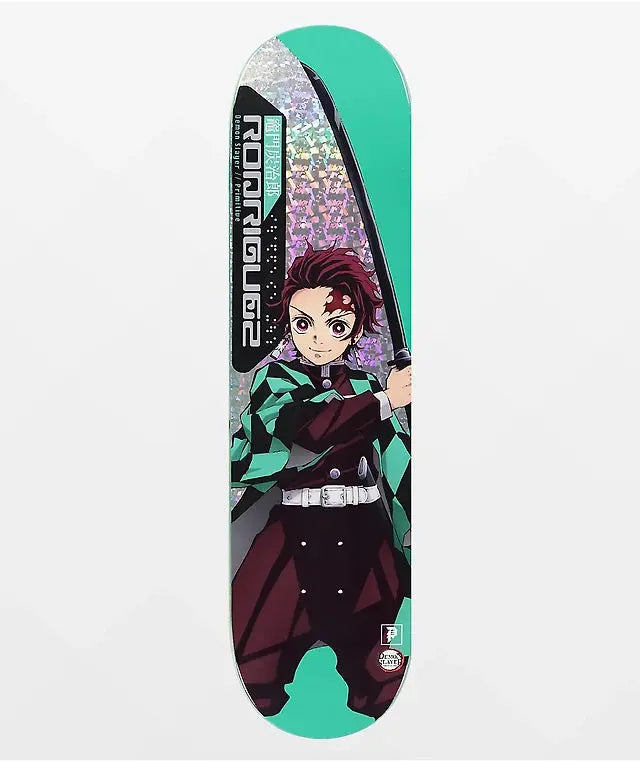 Primitive x Demon Slayer Rodriguez Tanjiro Deck Green 8.25" BIKEFACTORY Hawaii