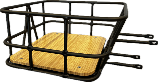 Aima Front Basket w/ Bamboo Board