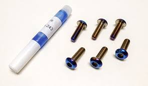 Warp 9 Titanium Rotor Bolts for Surron - Anodized Burnt Blue Warp 9 Racing