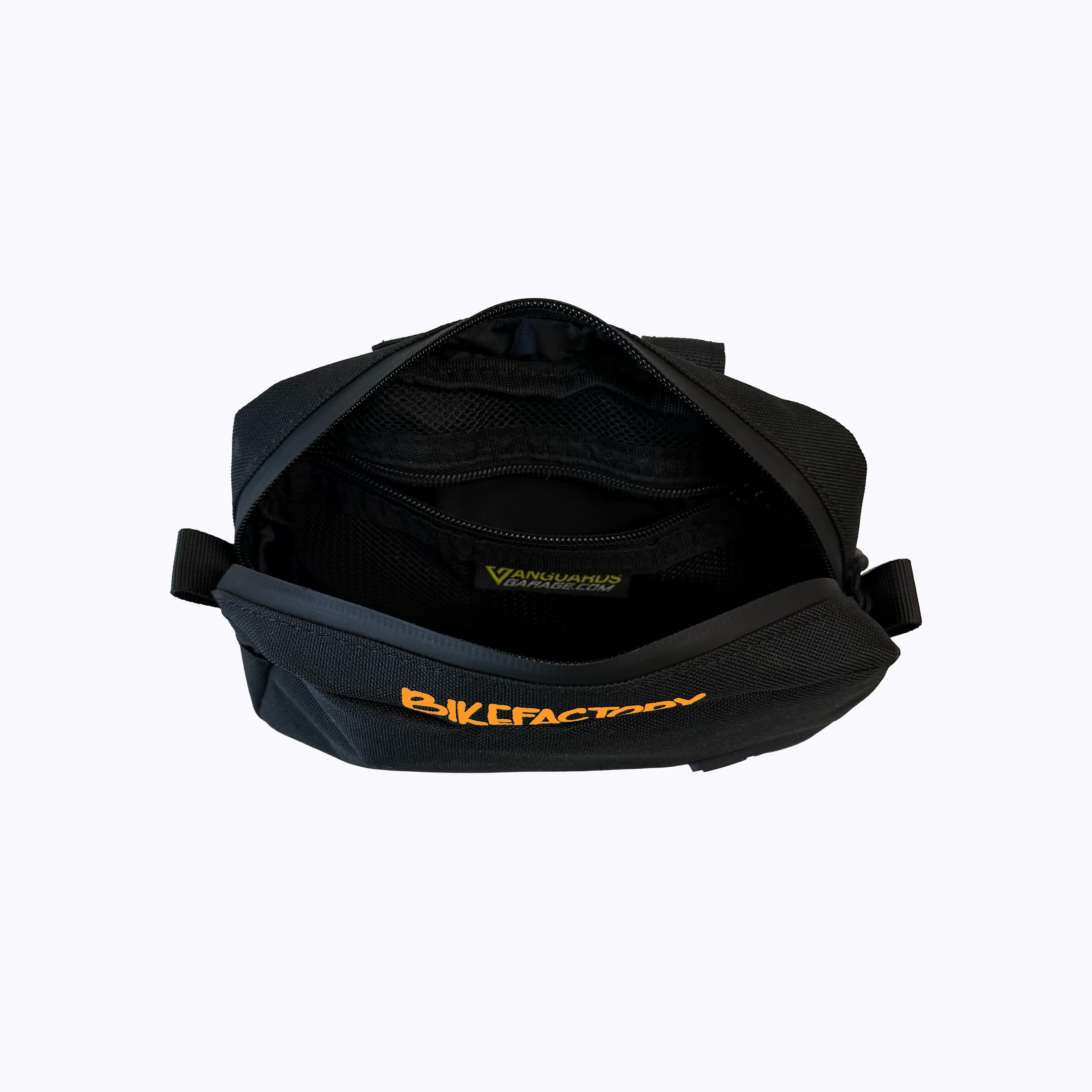 Vanguard's Garage X BIKEFACTORY Fat Sack Handlebar Bag - Orange