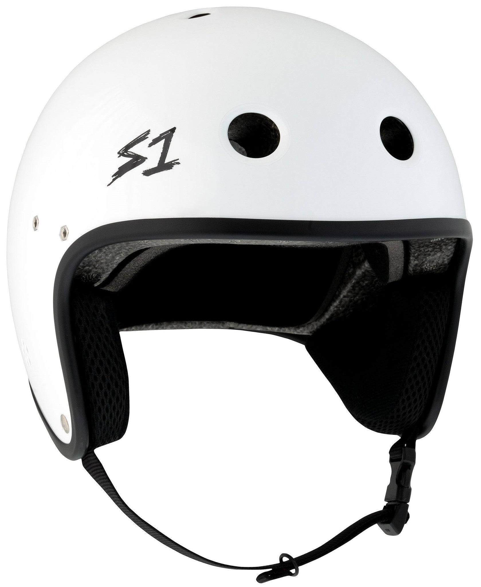 S1 Retro Lifer E-Bike Helmet White Gloss Medium