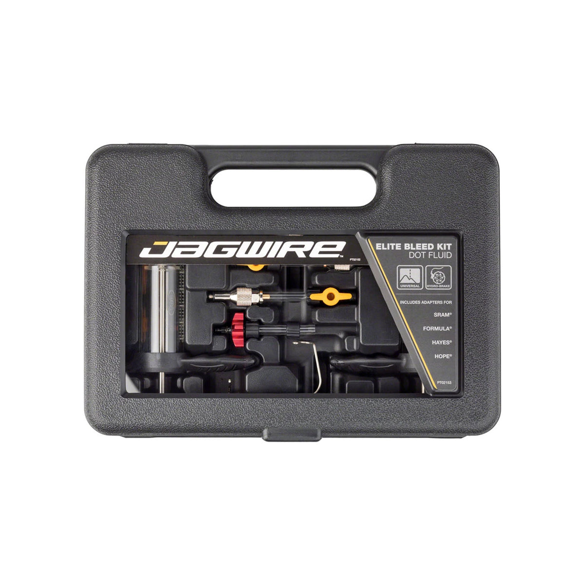Jagwire Elite DOT Bleed Kit, includes SRAM Avid Formula Hayes Hope Adapters