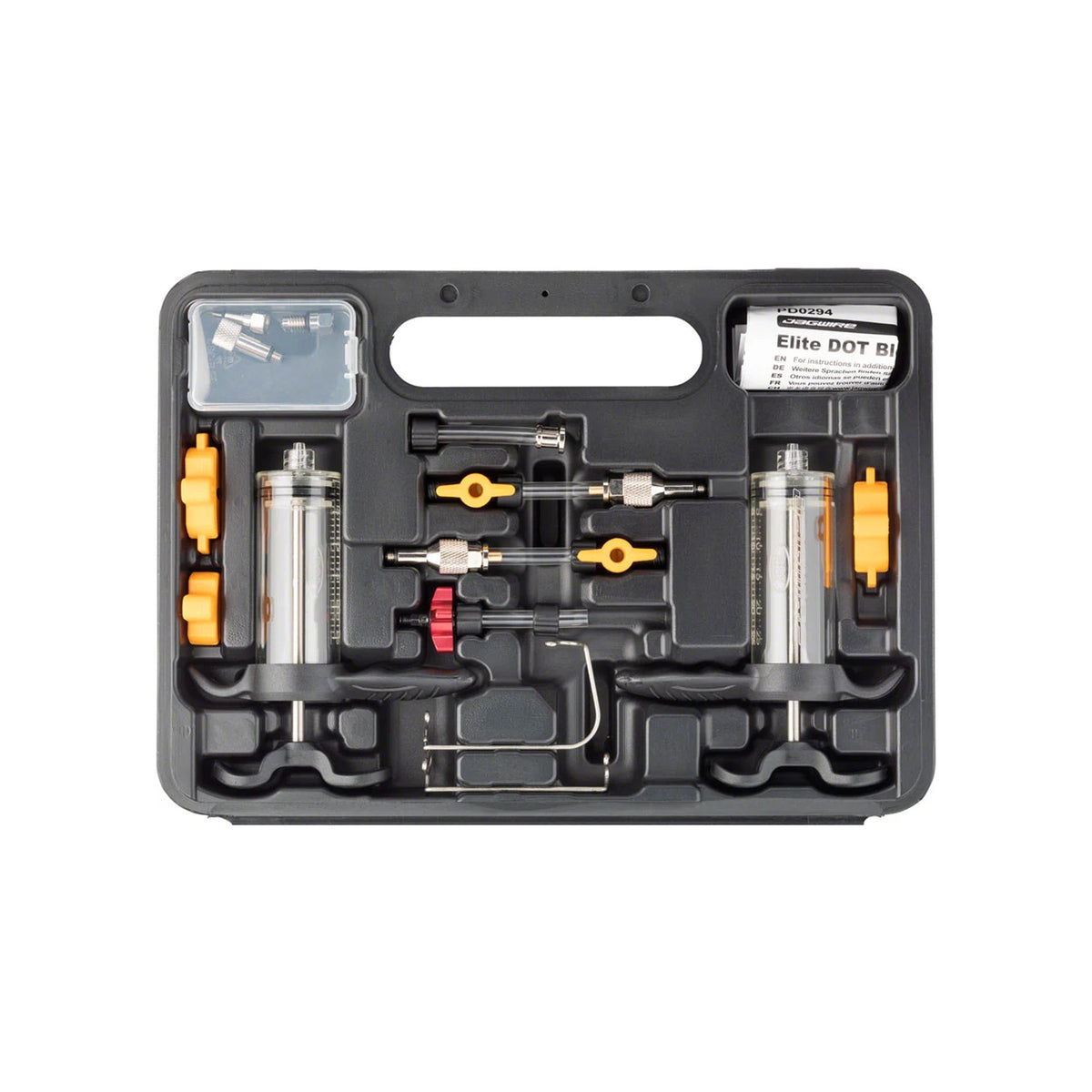 Jagwire Elite DOT Bleed Kit, includes SRAM Avid Formula Hayes Hope Adapters