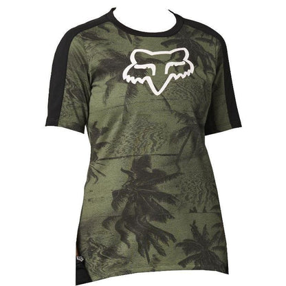 Fox Racing Ranger drirelease Short Sleeve Women's Jersey Medium Olive Green Fox Racing