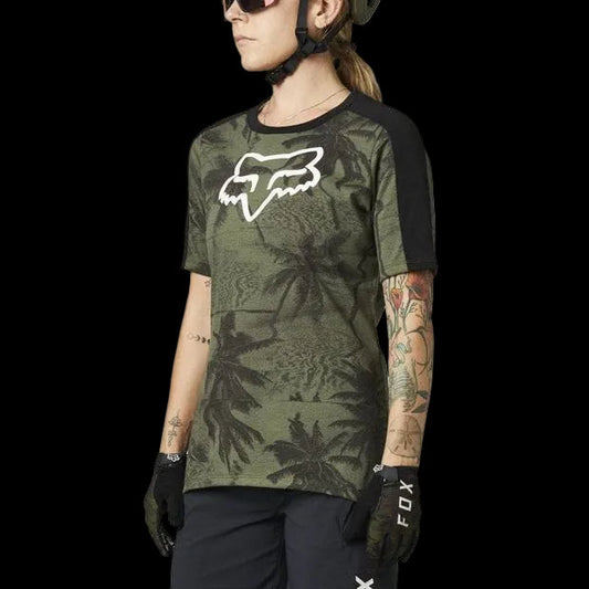 Fox Racing Ranger drirelease Short Sleeve Women's Jersey Medium Olive Green Fox Racing