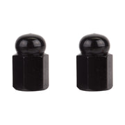 Trik Topz Hex Dome Black Valve Caps (1pr)