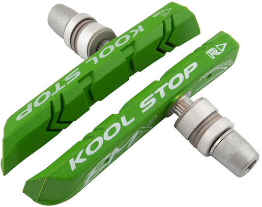 Kool Stop BMX Brake Pad Threaded Lime Green