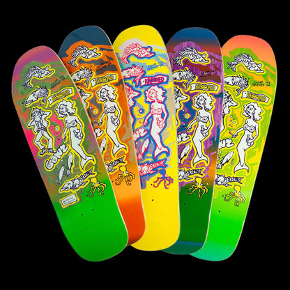 Krooked Skateboards Gonz Color My Friends SSD Deck 9.81" BIKEFACTORY Hawaii