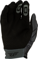 FLY RACING YOUTH LITE DARK SERIES GLOVES GREY/BLACK YS