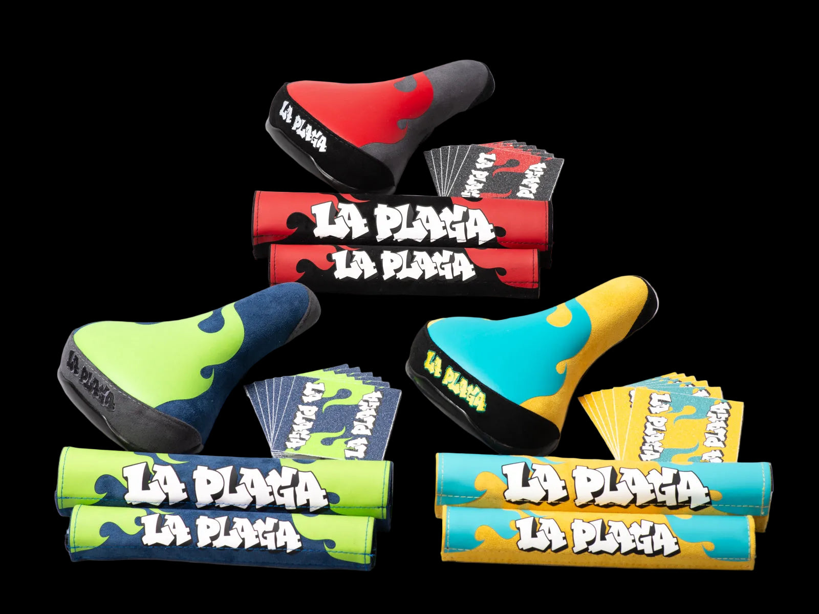 【再販】la épingle * №2 la perle エパングルシート La Plaga Accessories Pack (Seat/Pads/Grip Tape) - BIKEFACTORY HAWAII