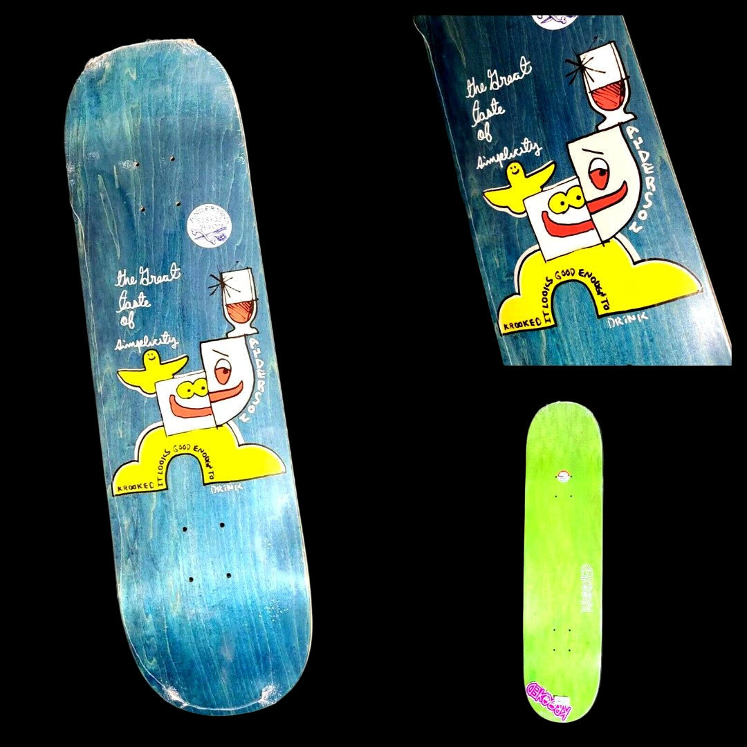 Krooked Skateboards Mike Anderson Simplicity Deck 8.38" BIKEFACTORY Hawaii