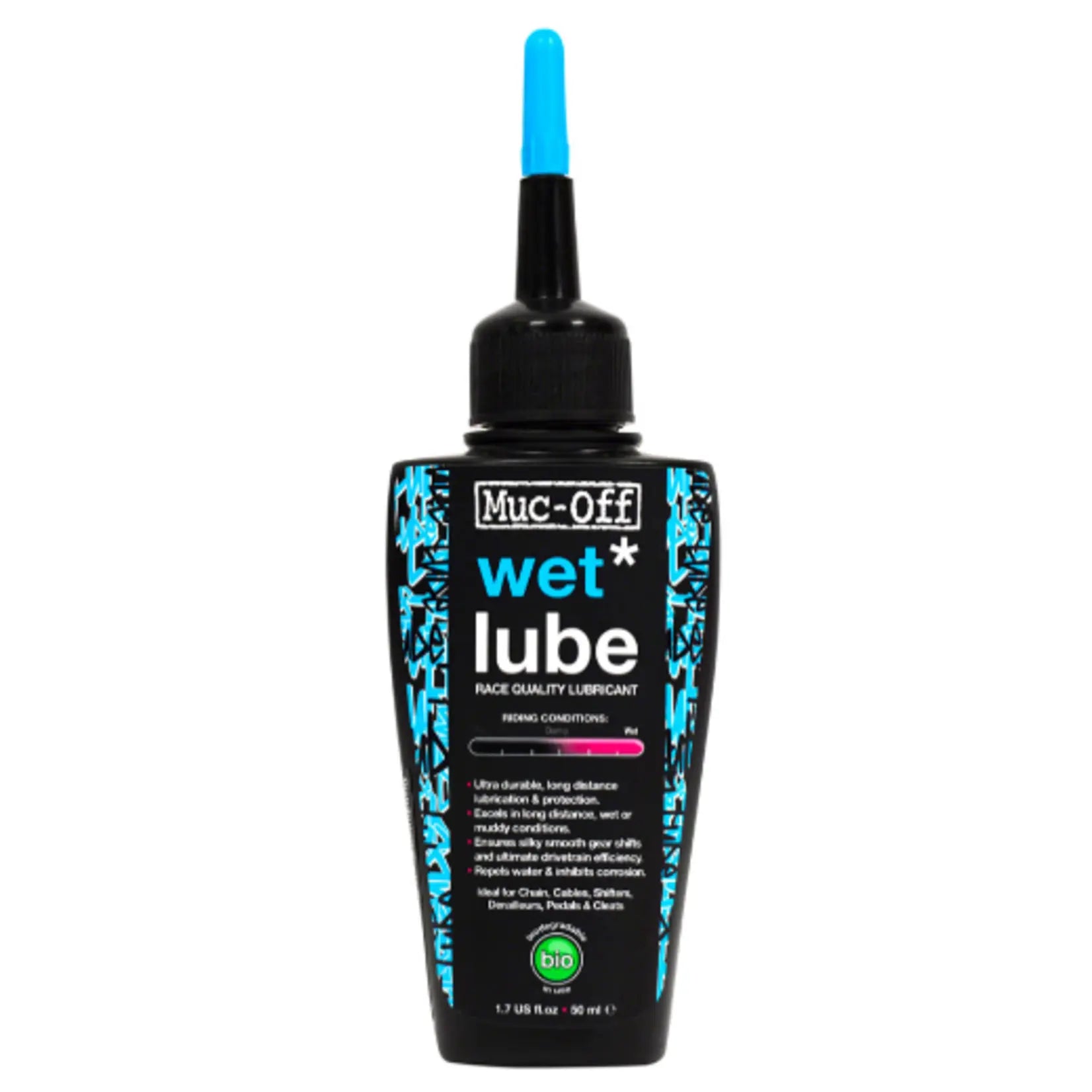 Muc-Off Bio Wet Bike Chain Lube - 50ml Drip BIKEFACTORY Hawaii