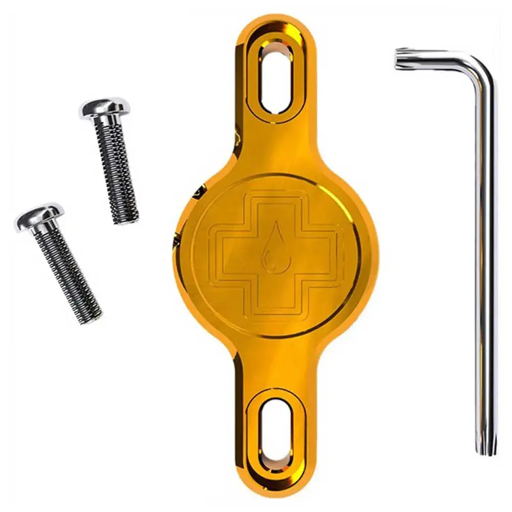 Muc-Off Secure Tag Holder - Gold Muc-Off