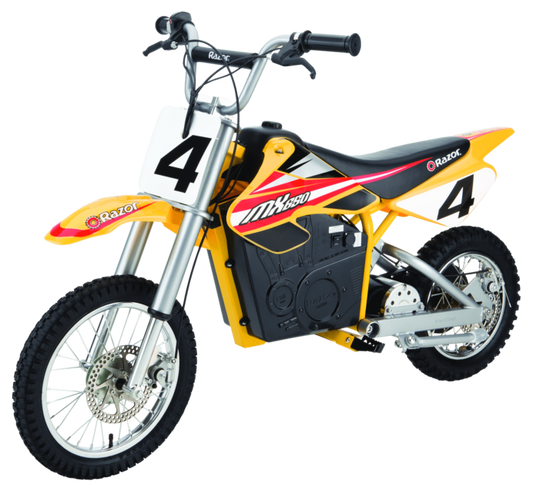 Razor MX650 Dirt Rocket Electric Bike Yellow
