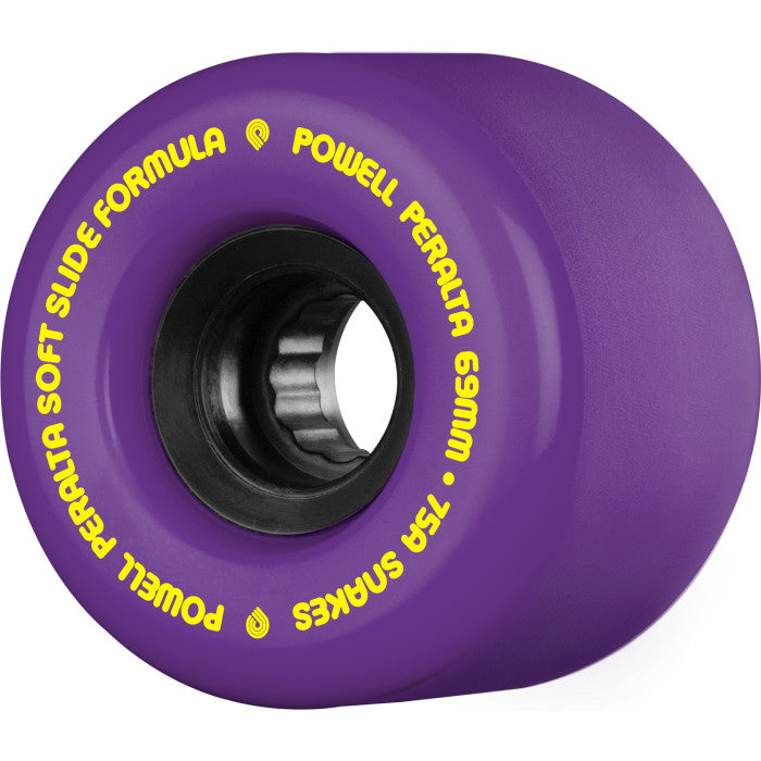Powell Peralta Snakes Skateboard Wheels 69mm 75A 4pk Purple
