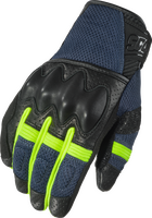 SCORPION EXO COOL HAND PRO GLOVES DARK BLUE/HI-VIZ 2X