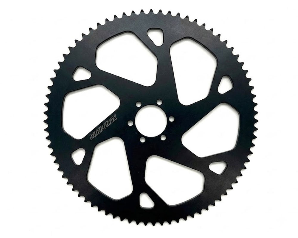 Burromax Sprocket, 72T Aluminum 7075 Aluminum, Black Anodized (Part #10260) Fits TT1600R, HRH, HRS, XRA, XRB