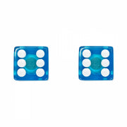 Trik Topz Dice Clear Blue Valve Caps (1pr)