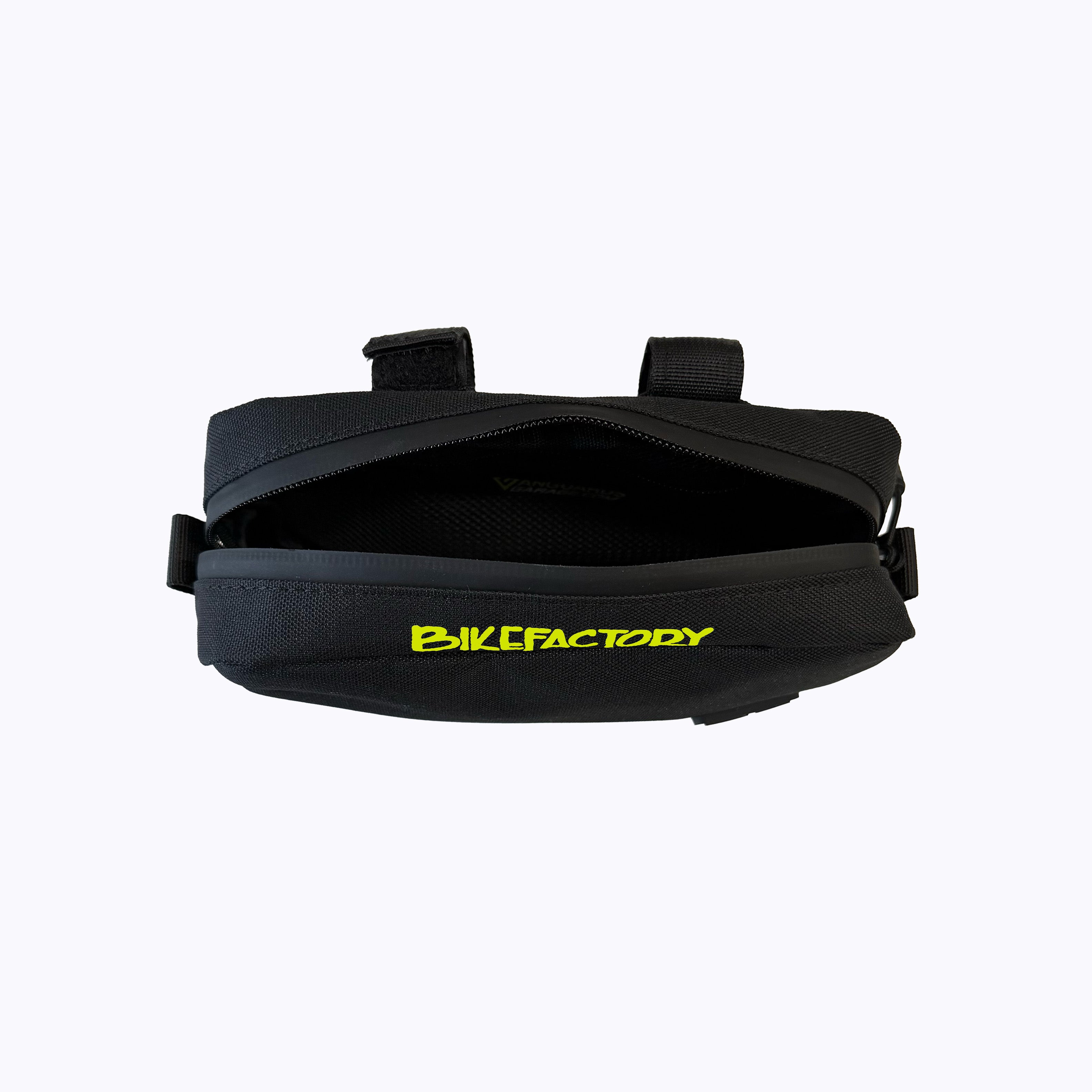 Vanguard's Garage X BIKEFACTORY Fat Sack Handlebar Bag - Hi Viz Yellow