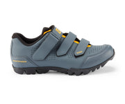 Bontrager Evoke Shoe Men (40) - Battleship Blue/Marigold