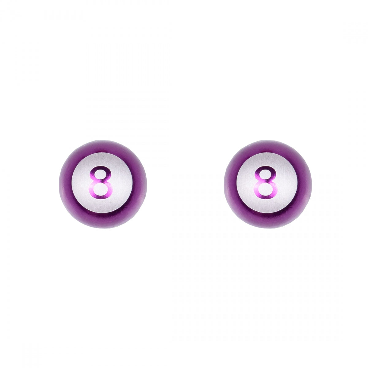 Trik Topz 8-Ball Purple Valve Caps