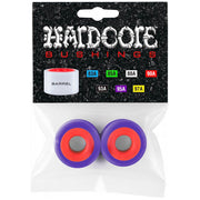 Hardcore Bushings Barrel Bushing 95A - Purple/Red (2 Bushings - 1 Trucks)