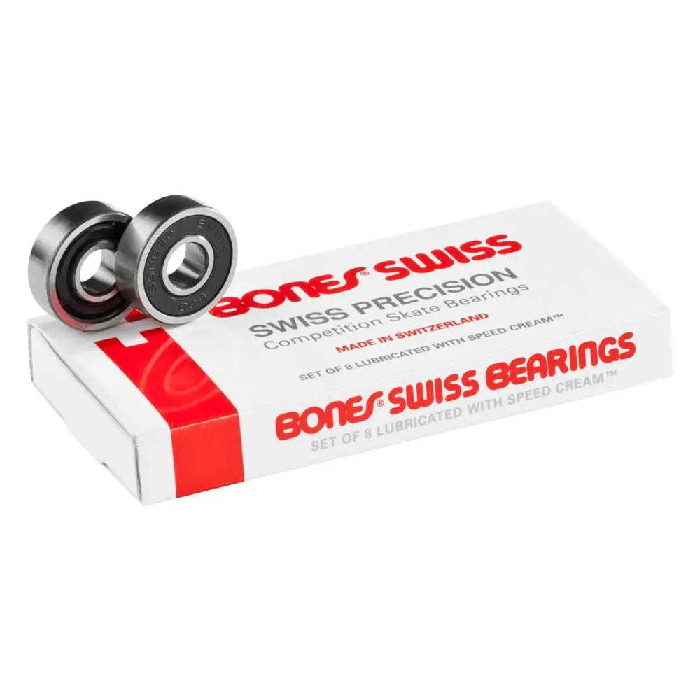 Bones Swiss Skate Bearings 8-Pack Bones