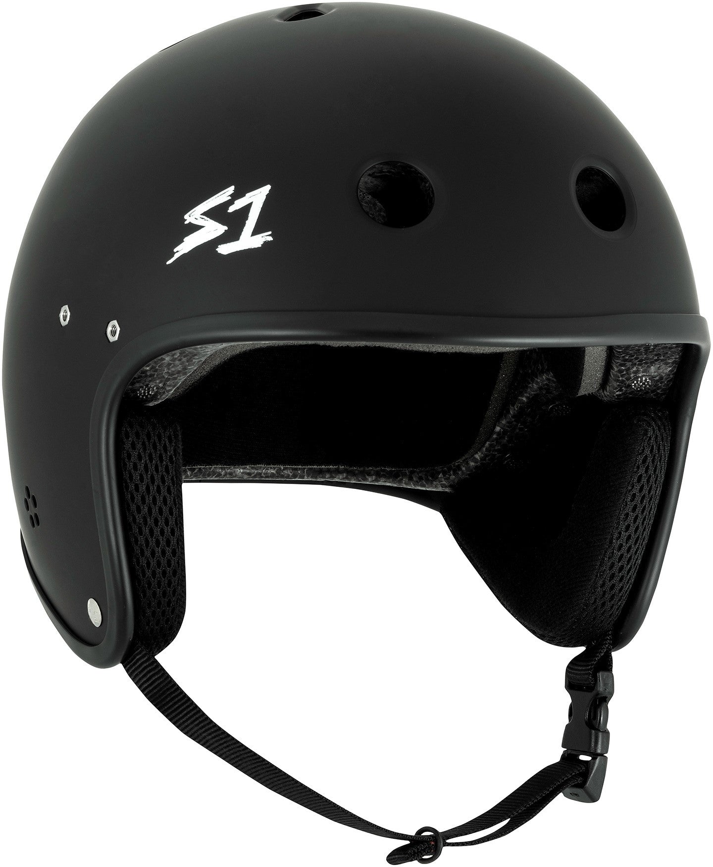 S1 Retro Lifer E-Bike Helmet Black Matte Large