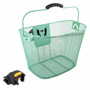 Sunlite Green Quick Release Front Basket