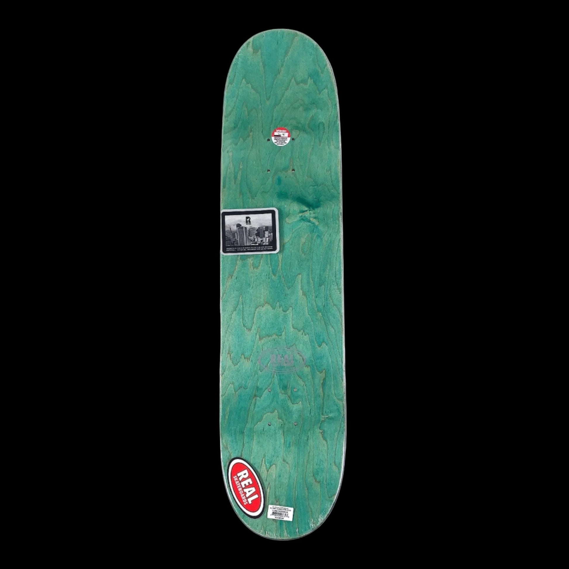 Real Skateboards Team Classic Oval Deck 8.06" - Yellow BIKEFACTORY Hawaii