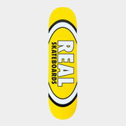 Real Skateboards Team Classic Oval Deck 8.06" - Yellow BIKEFACTORY Hawaii