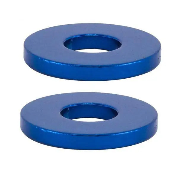 SE Racing Alloy Hub Washer 3/8" - Anodized Blue SE Racing