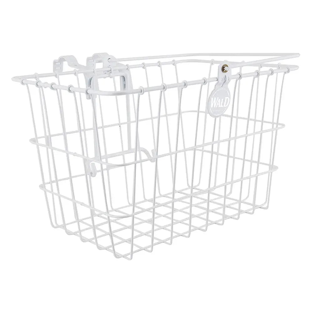 Wald USA #3133 Q/R Front Basket 14"x9"x9" White BIKEFACTORY Hawaii