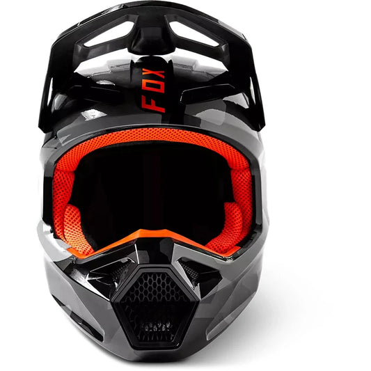 Fox Racing V1 Bnkr DOT Full-Face Helmet - Grey Camo, X-Small