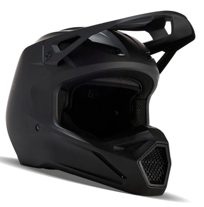 Fox Racing V1 Solid Helmet - Matte Black, XL