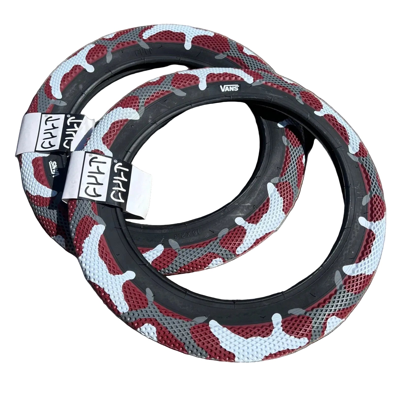 Vans x Cult Tire Juvenile 14" - Red Camo