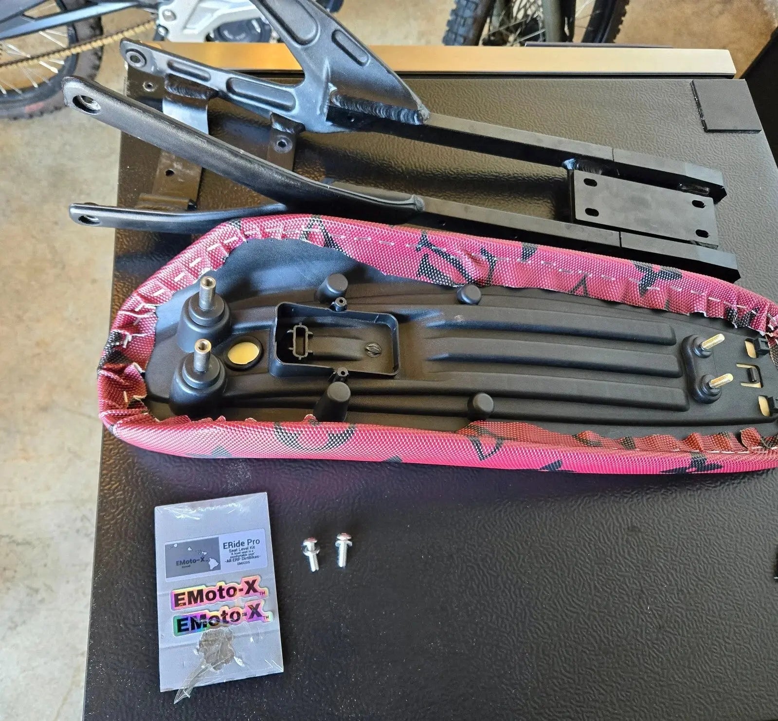 EMoto-X Racing E Ride Pro Iliwai Seat Level Kit Stainless Steel E Moto-X