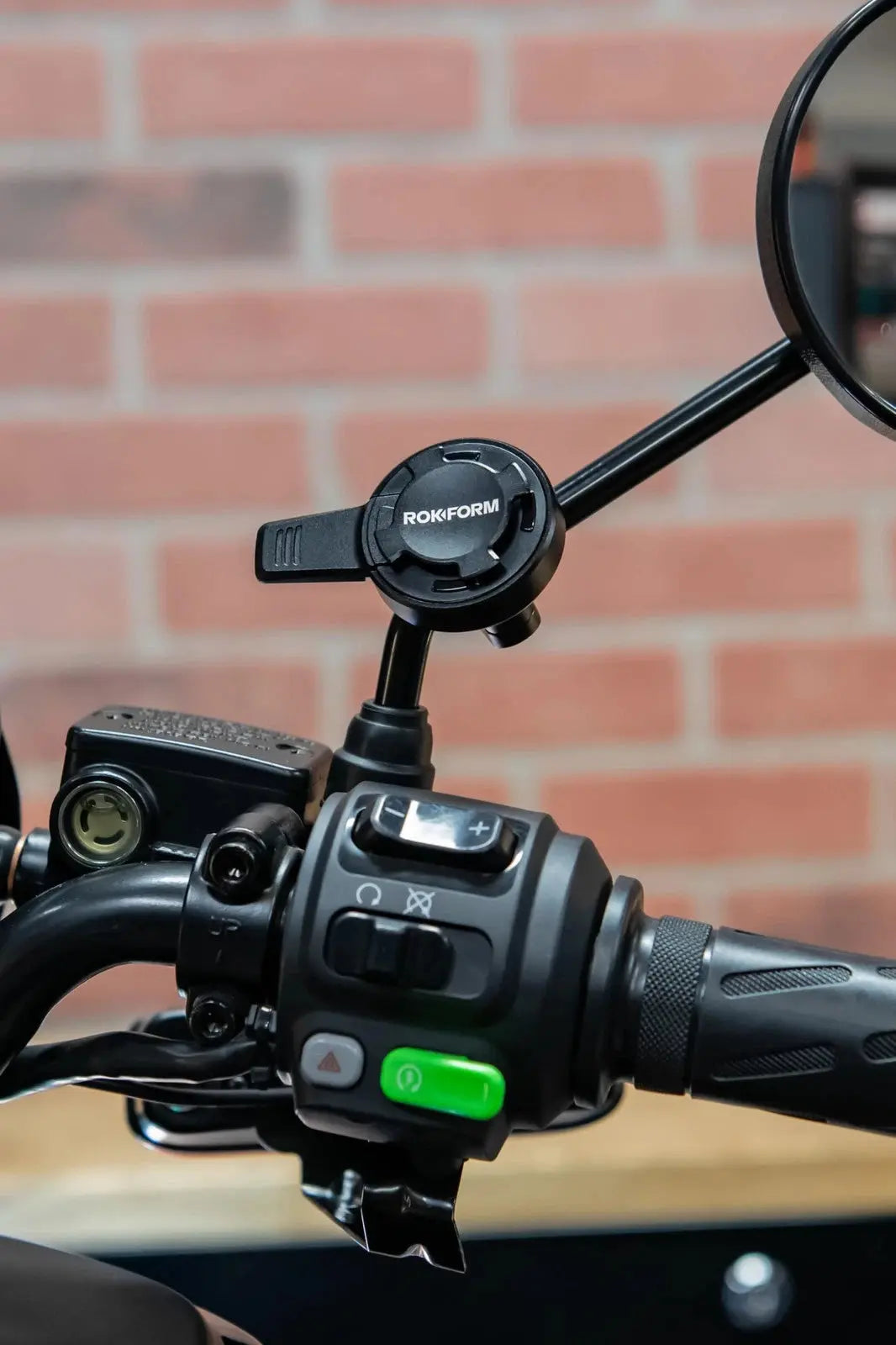 Rokform Black Small Bar / Mirror / E-bike Mount BIKEFACTORY Hawaii