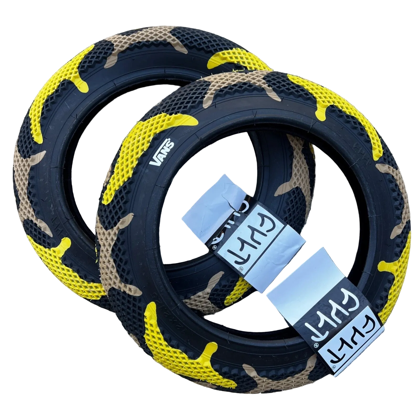 Vans x Cult Tire Juvenile 14" - Yellow Camo