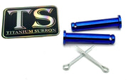 Titanium Foot Peg Pins for Surron/Talaria/Other - Blue BIKEFACTORY Hawaii