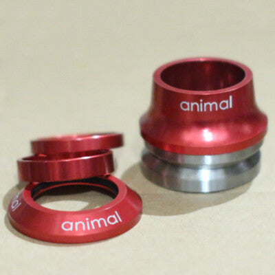 Animal Bikes Internal 1-1/8" Gyro Comp. Headset Red