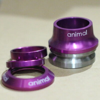 Animal Bikes Internal 1-1/8" Gyro Comp. Headset Purple