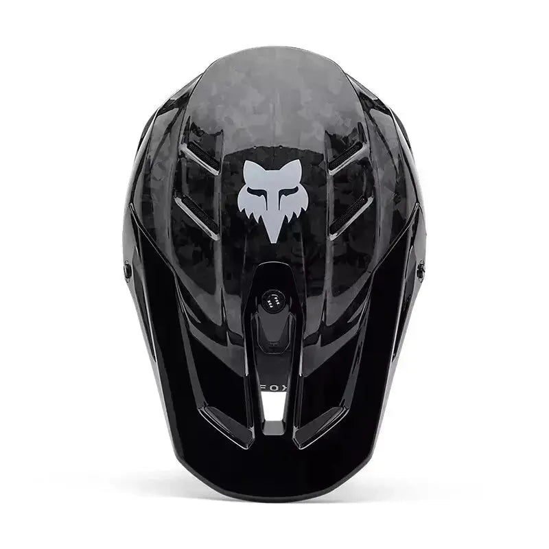 Fox Racing V3 RS Carbon Solid Black Helmet X-Large Fox Racing